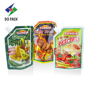 Side Spouted Pouch for Sauce & Ketchup
