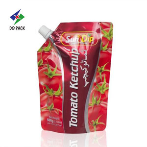 Side Spouted Pouch for Sauce & Ketchup